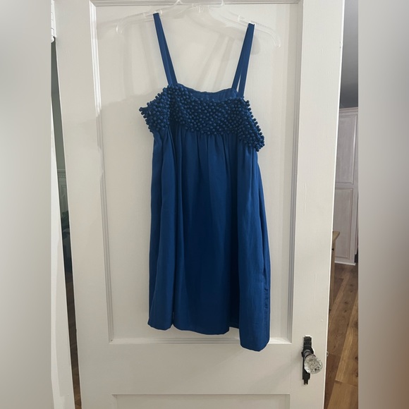 development by Erica Davies blue mini dress size 2 - Picture 3 of 10